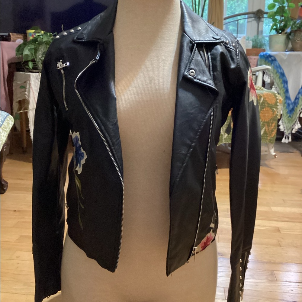 Ladies leather jacket